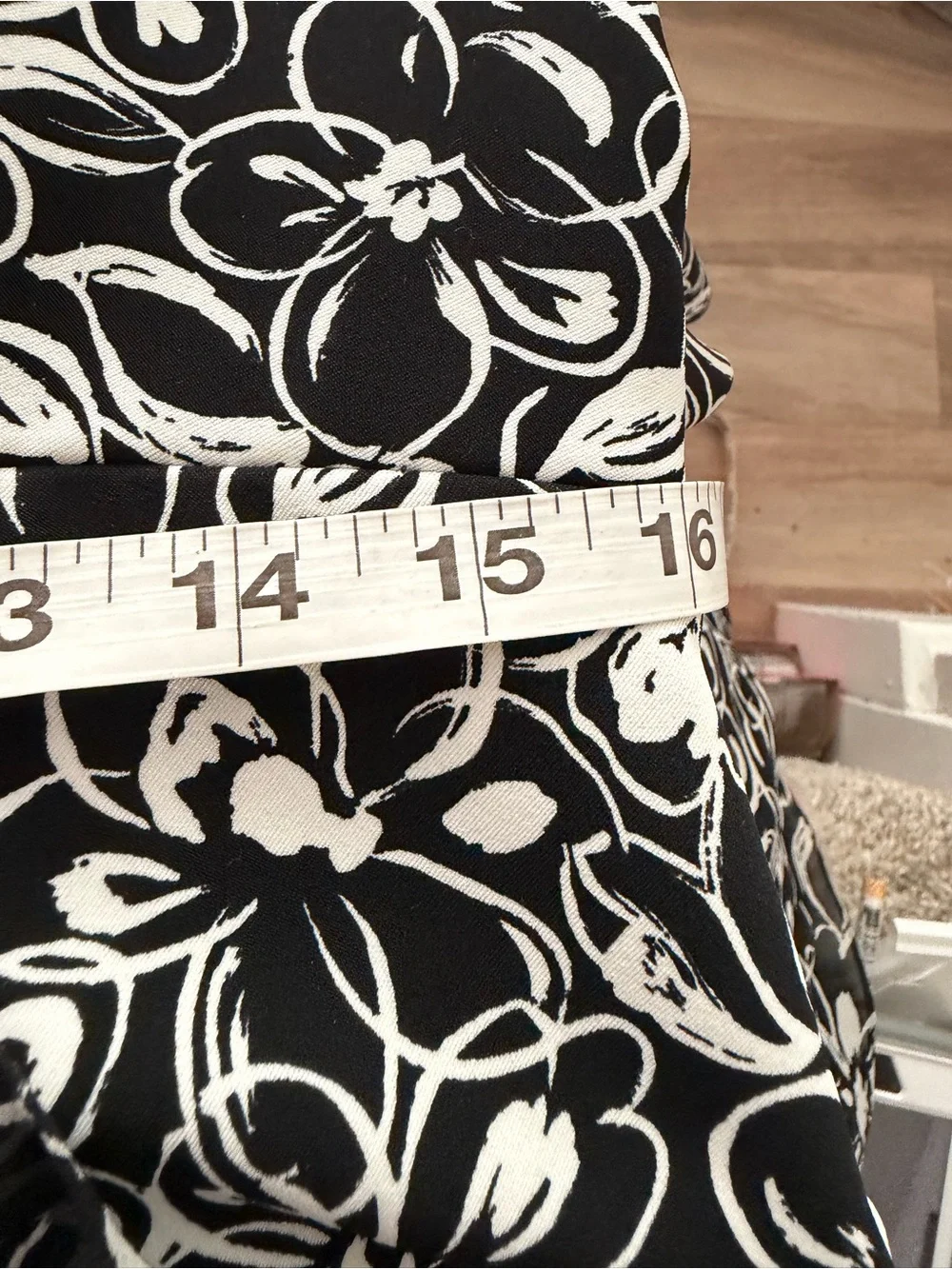 NWot Michael Kors  collection Black and White Floral Midi Dress
